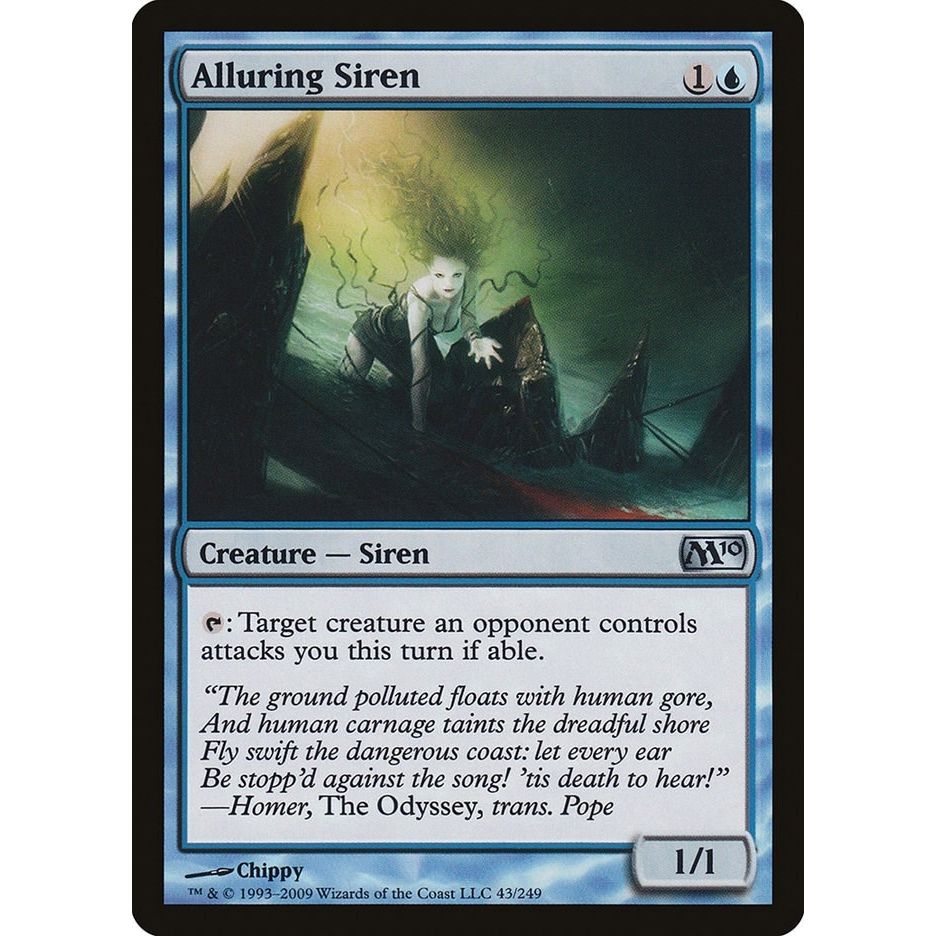 Image for Alluring Siren (43) (M10) - Magic: The Gathering