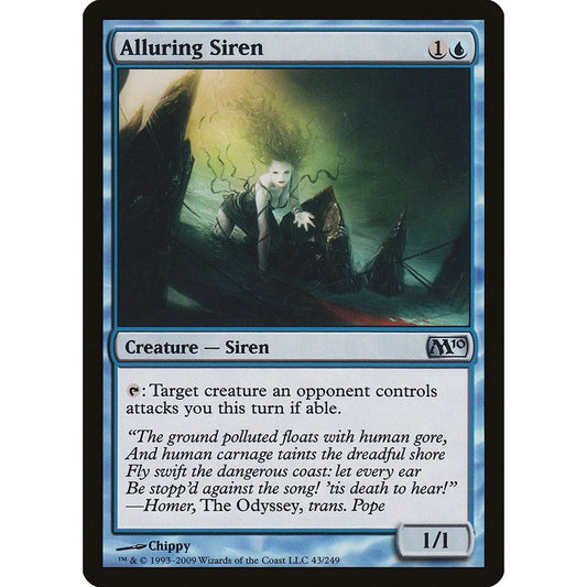 Image for Alluring Siren (43) (M10) - Magic: The Gathering