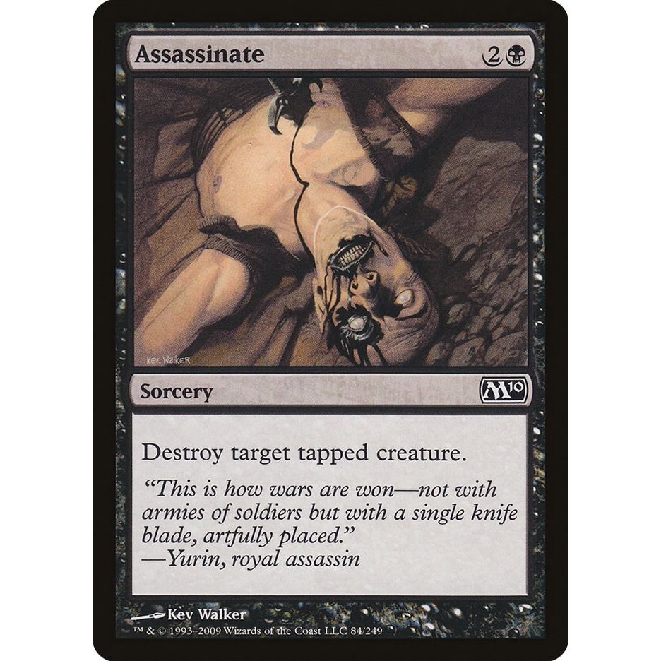 Image for Assassinate (84) (M10) - Magic: The Gathering