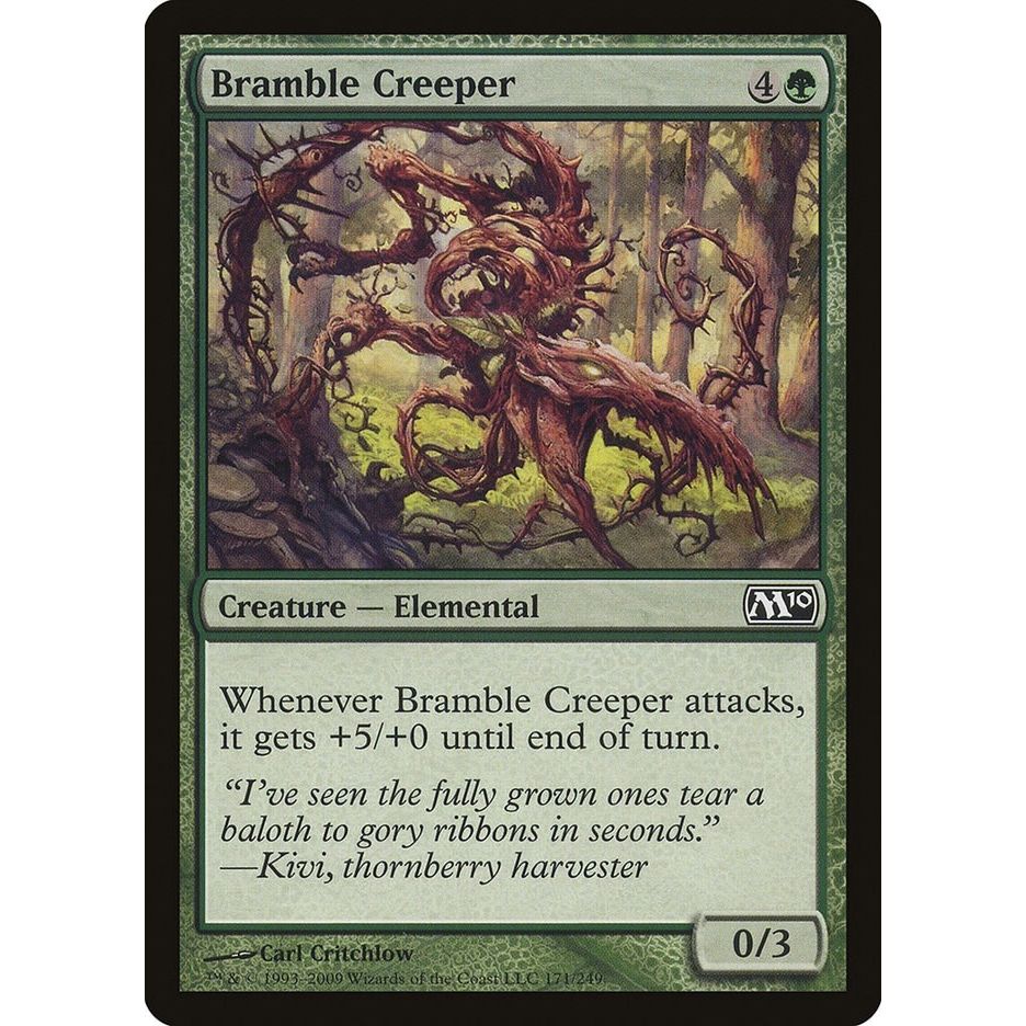 Image for Bramble Creeper (171) (M10) - Magic: The Gathering