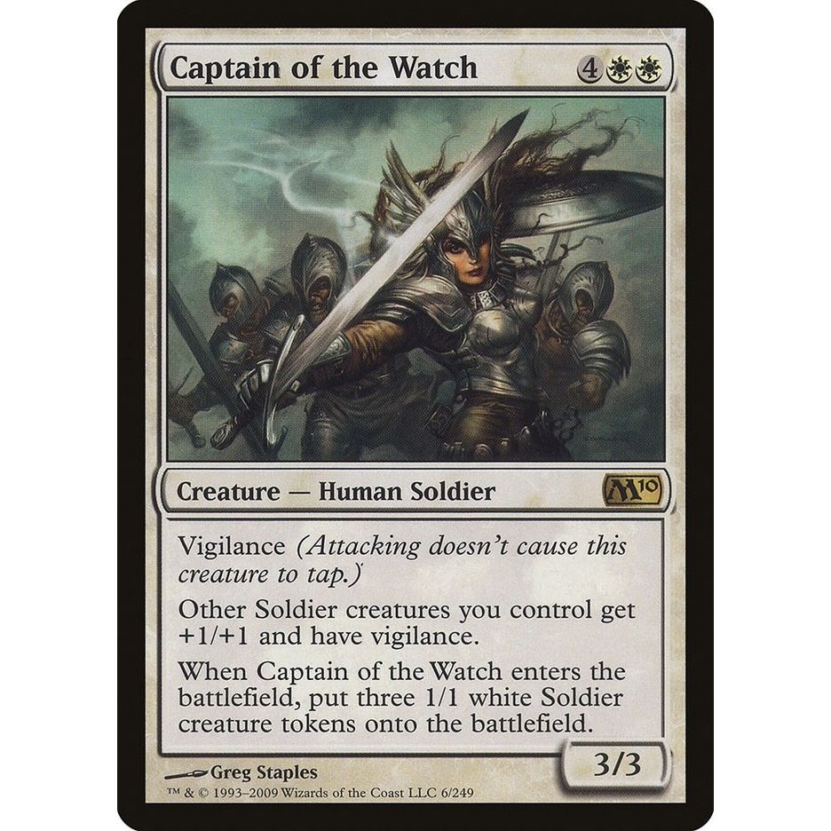 Image for Captain of the Watch (6) (M10) - Magic: The Gathering