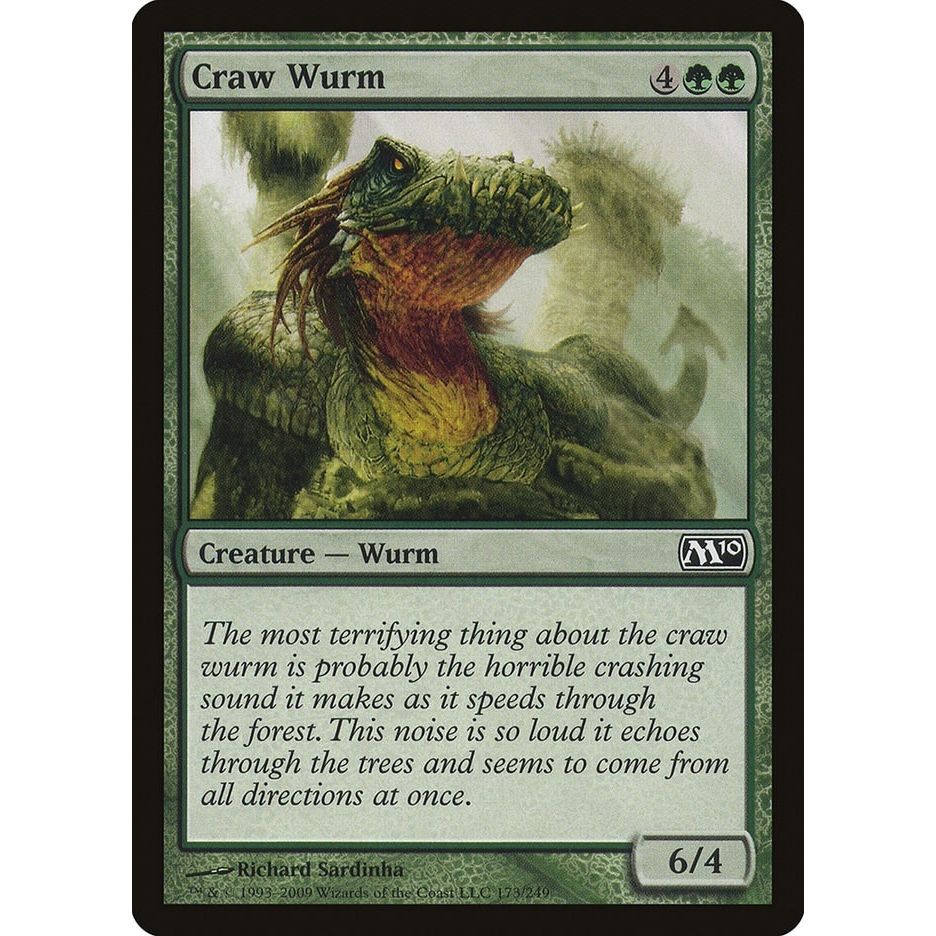 Image for Craw Wurm (173) (M10) - Magic: The Gathering