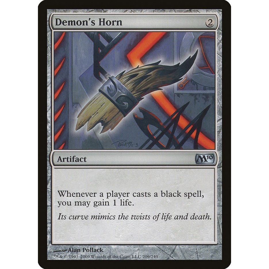 Image for Demon's Horn (209) (M10) - Magic: The Gathering