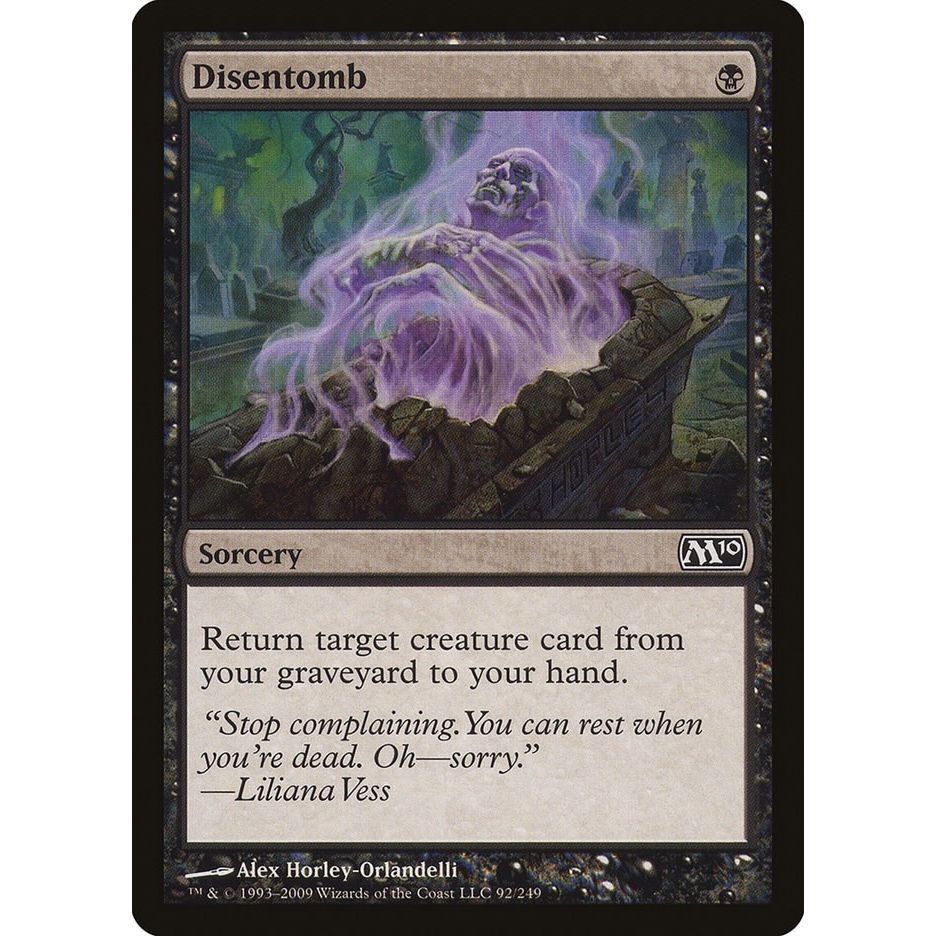 Image for Disentomb (92) (M10) - Magic: The Gathering