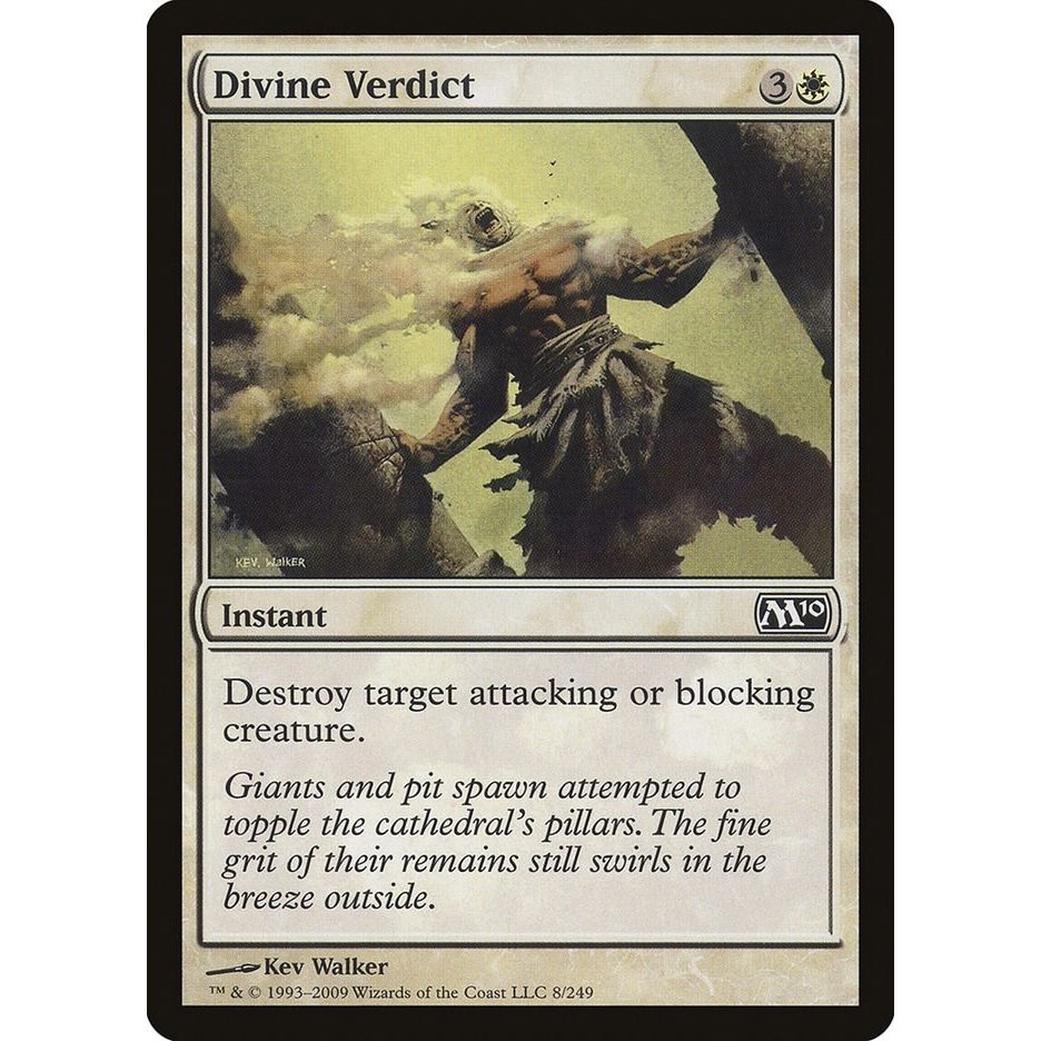 Image for Divine Verdict (8) (M10) - Magic: The Gathering
