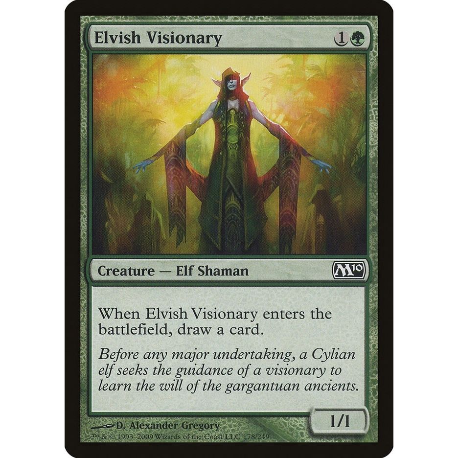 Image for Elvish Visionary (178) (M10) - Magic: The Gathering