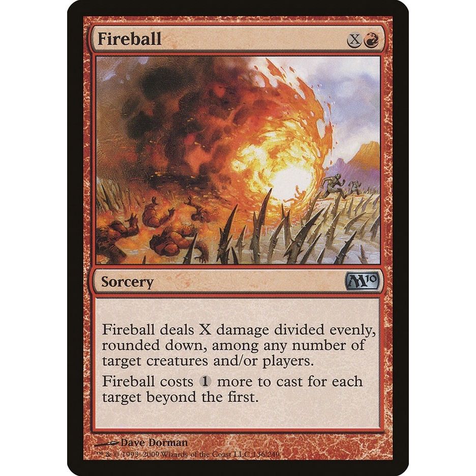 Image for Fireball (136) (M10) - Magic: The Gathering