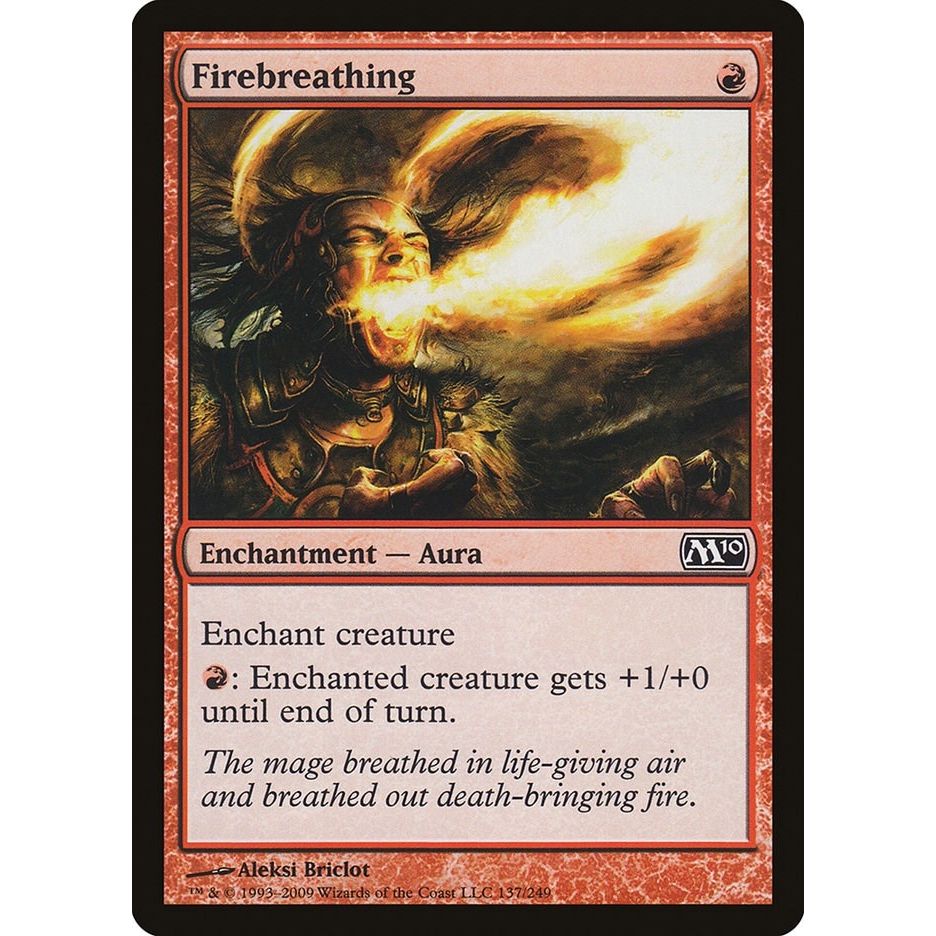 Image for Firebreathing (137) (M10) - Magic: The Gathering