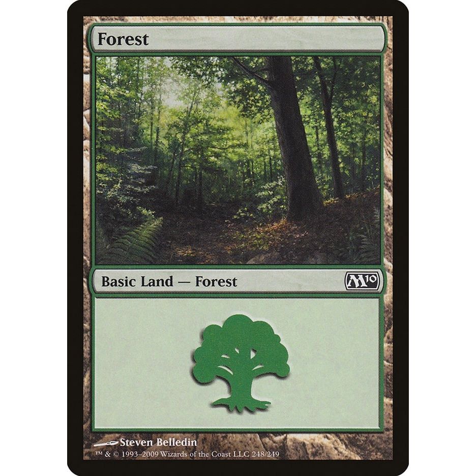 Image for Forest (248) (248) (M10) - Magic: The Gathering