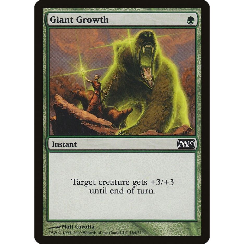 Image for Giant Growth (184) (M10) - Magic: The Gathering