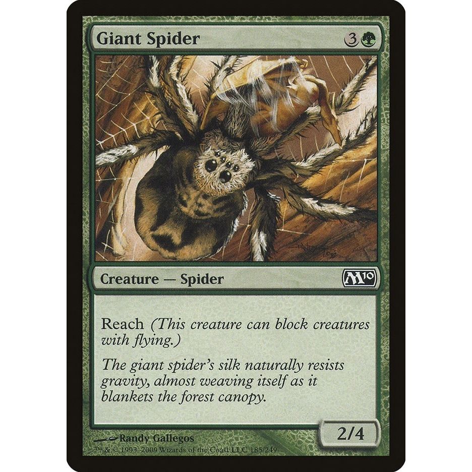 Image for Giant Spider (185) (M10) - Magic: The Gathering