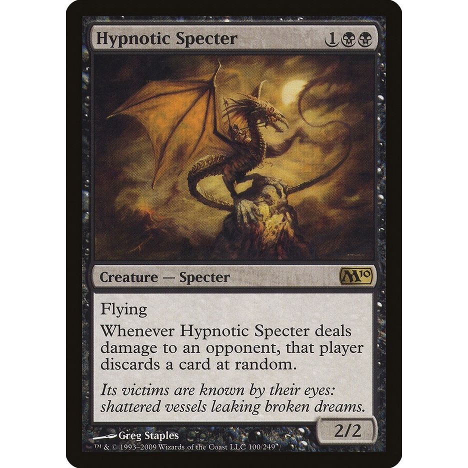 Image for Hypnotic Specter (100) (M10) - Magic: The Gathering