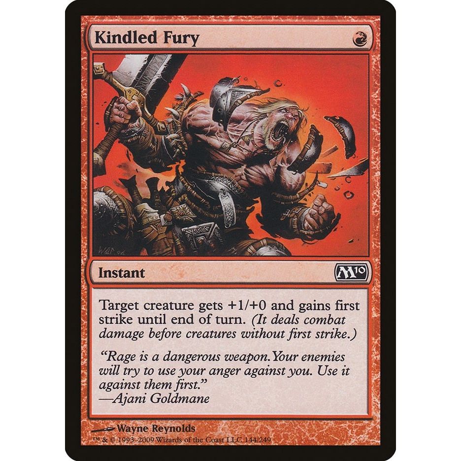 Image for Kindled Fury (144) (M10) - Magic: The Gathering