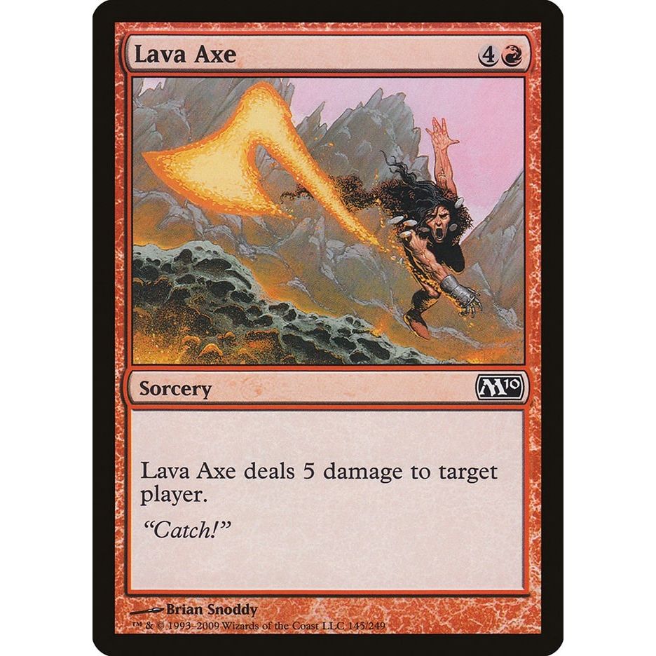 Image for Lava Axe (145) (M10) - Magic: The Gathering