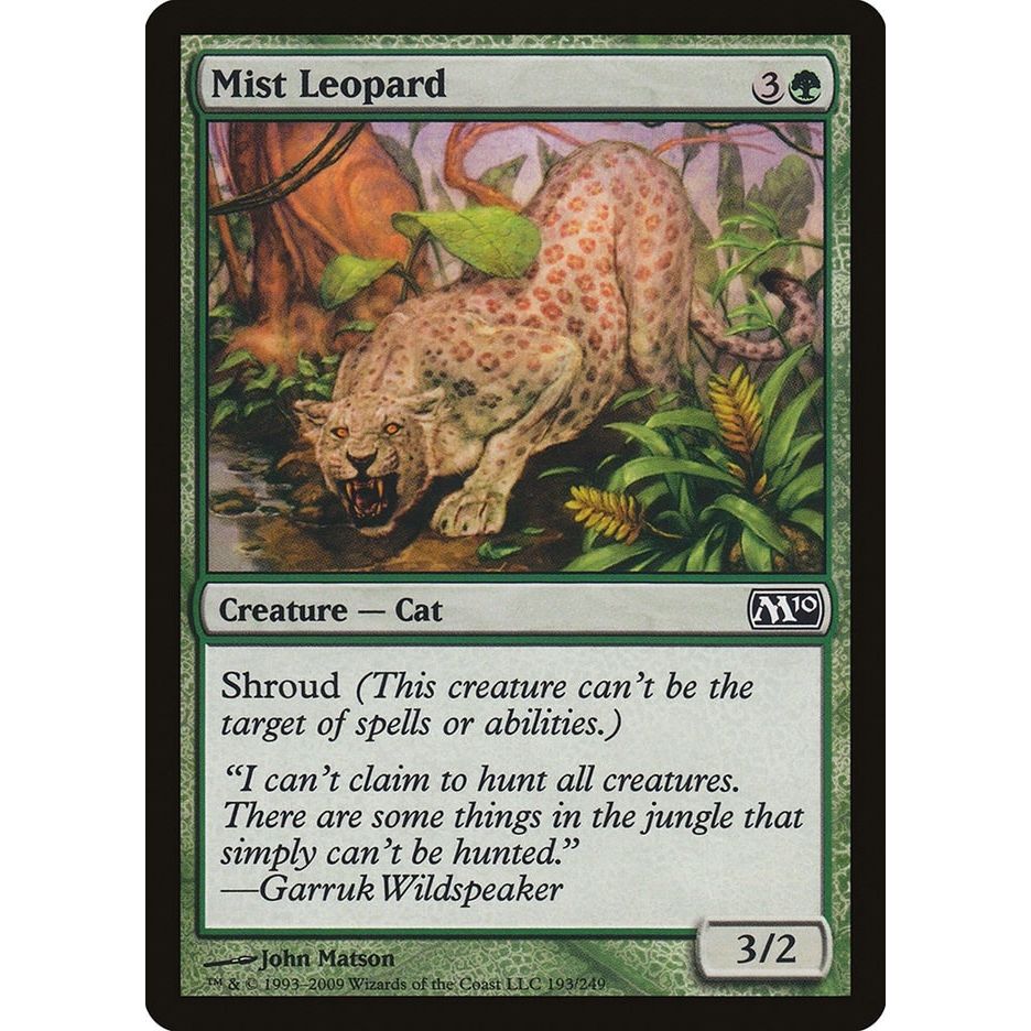 Image for Mist Leopard (193) (M10) - Magic: The Gathering