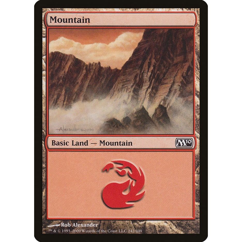 Image for Mountain (242) (242) (M10) - Magic: The Gathering