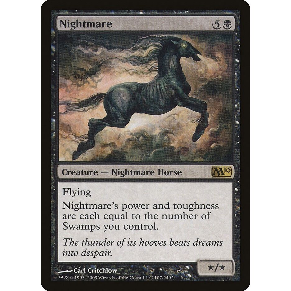 Image for Nightmare (107) (M10) - Magic: The Gathering