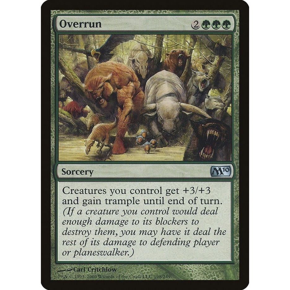 Image for Overrun (198) (M10) - Magic: The Gathering