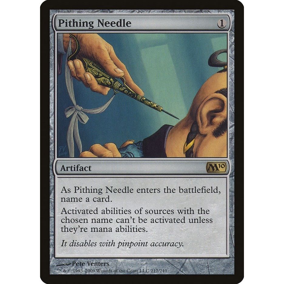 Image for Pithing Needle (217) (M10) - Magic: The Gathering