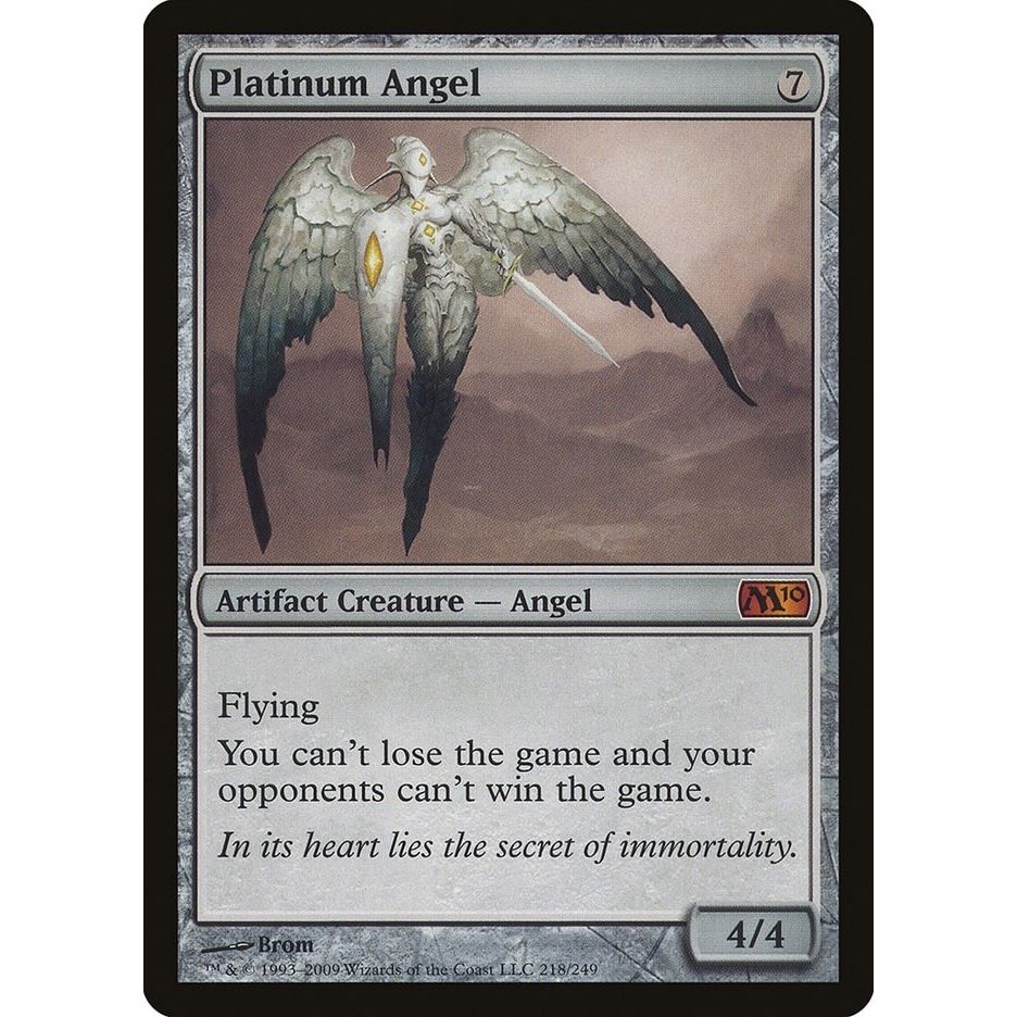 Image for Platinum Angel (218) (M10) - Magic: The Gathering