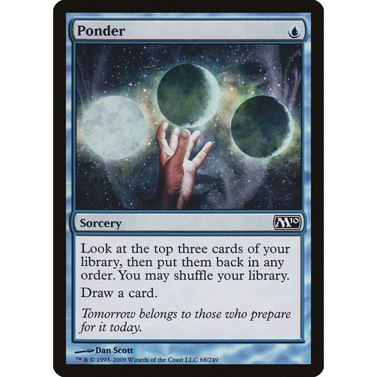Image for Ponder (68) (M10) - Magic: The Gathering