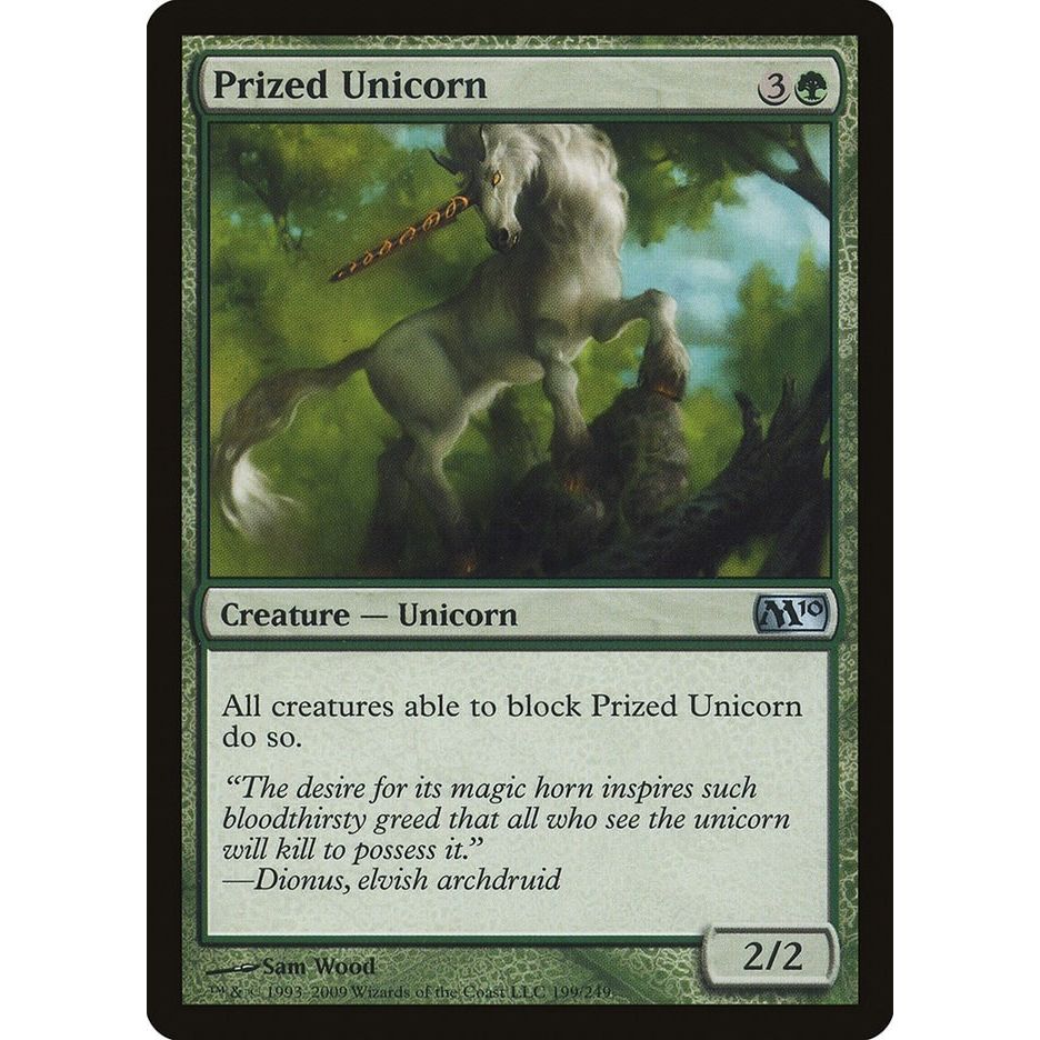 Image for Prized Unicorn (199) (M10) - Magic: The Gathering