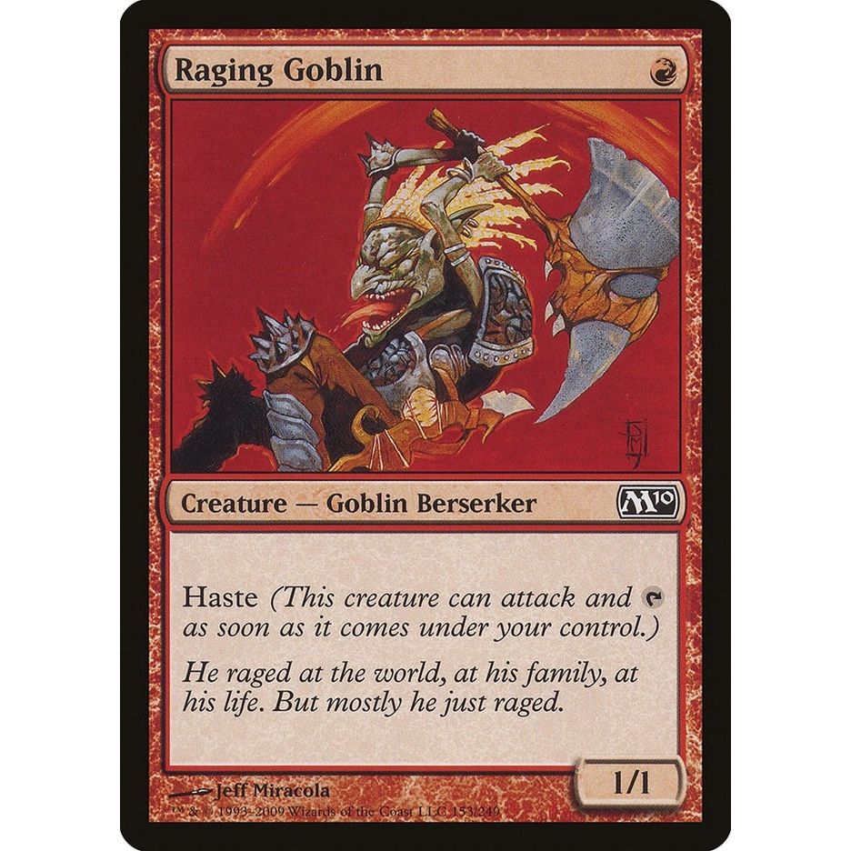 Image for Raging Goblin (153) (M10) - Magic: The Gathering