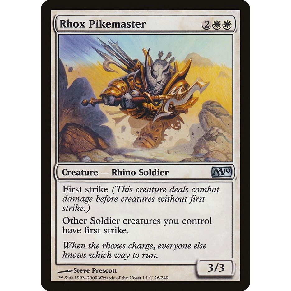 Image for Rhox Pikemaster (26) (M10) - Magic: The Gathering