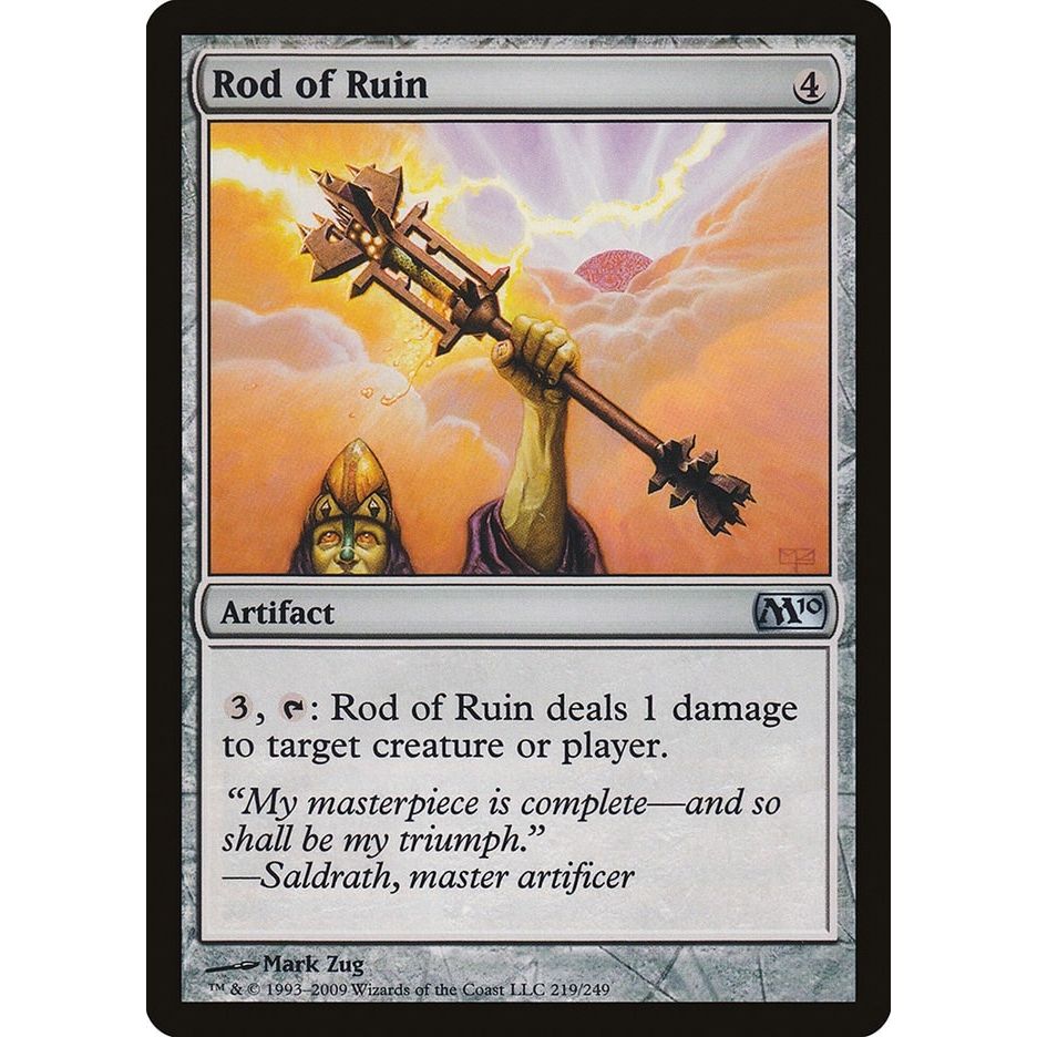 Image for Rod of Ruin (219) (M10) - Magic: The Gathering