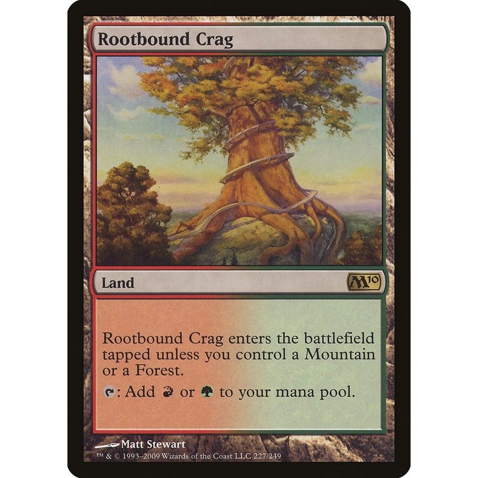 Image for Rootbound Crag (227) (M10) - Magic: The Gathering