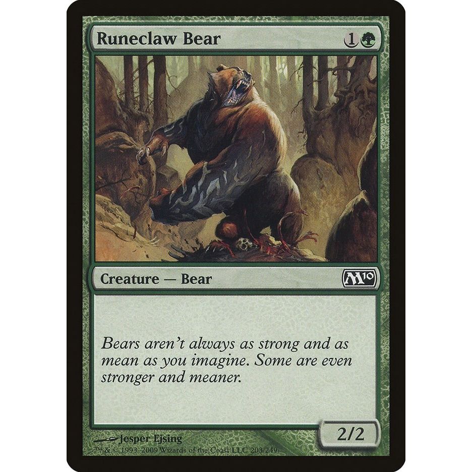 Image for Runeclaw Bear (203) (M10) - Magic: The Gathering