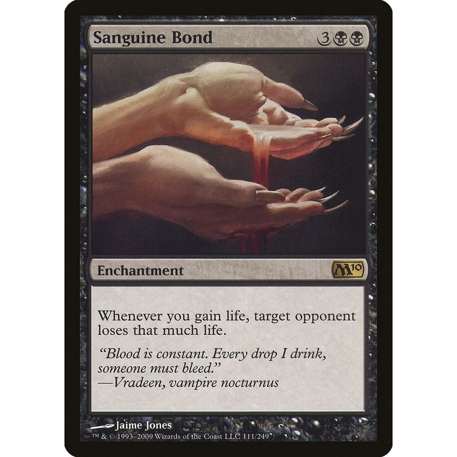 Image for Sanguine Bond (111) (M10) - Magic: The Gathering