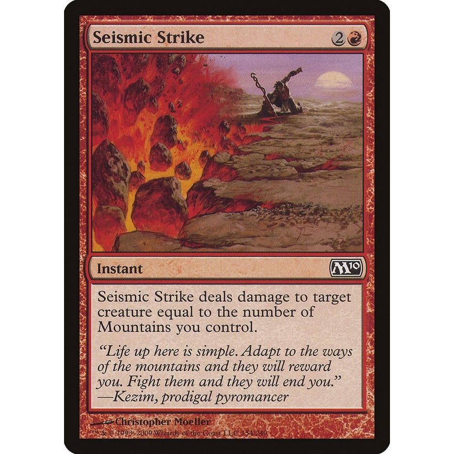 Image for Seismic Strike (154) (M10) - Magic: The Gathering