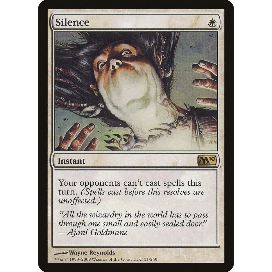Image for Silence (31) (M10) - Magic: The Gathering