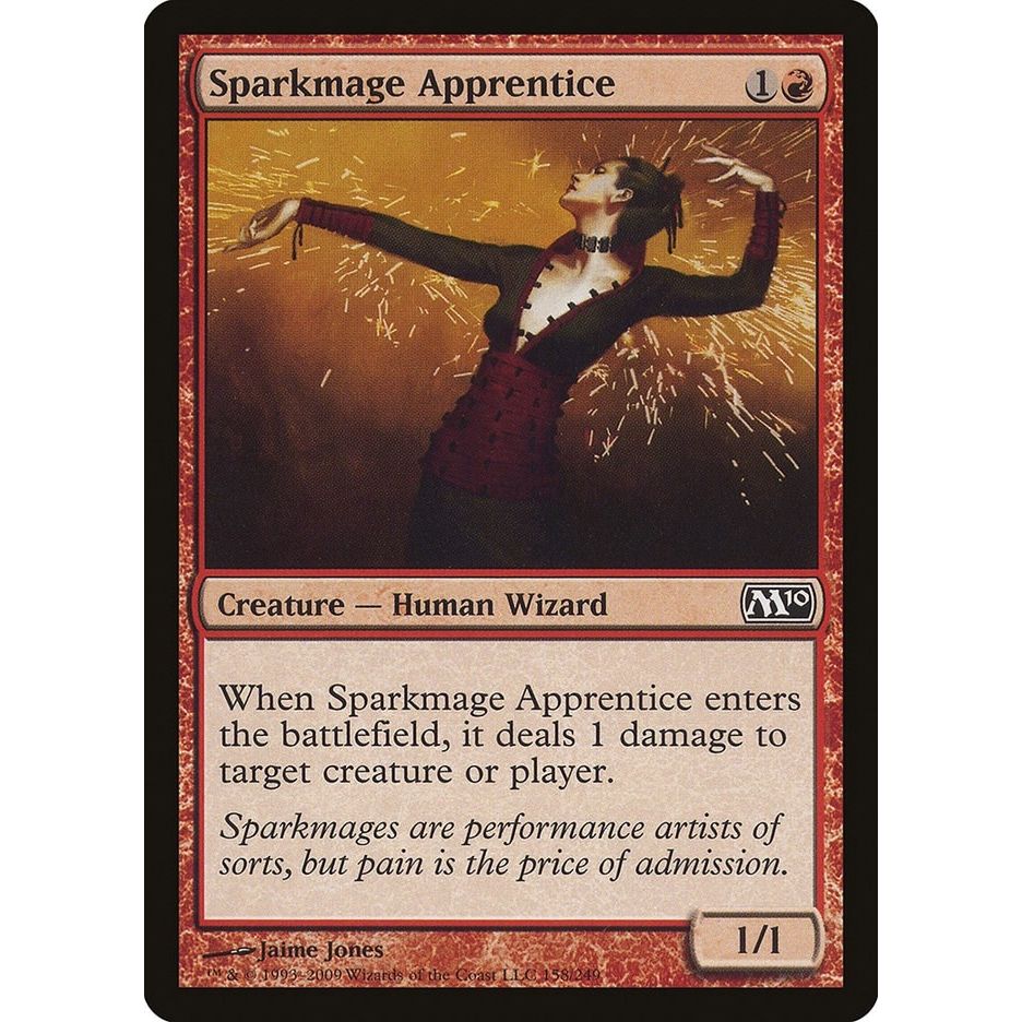 Image for Sparkmage Apprentice (158) (M10) - Magic: The Gathering
