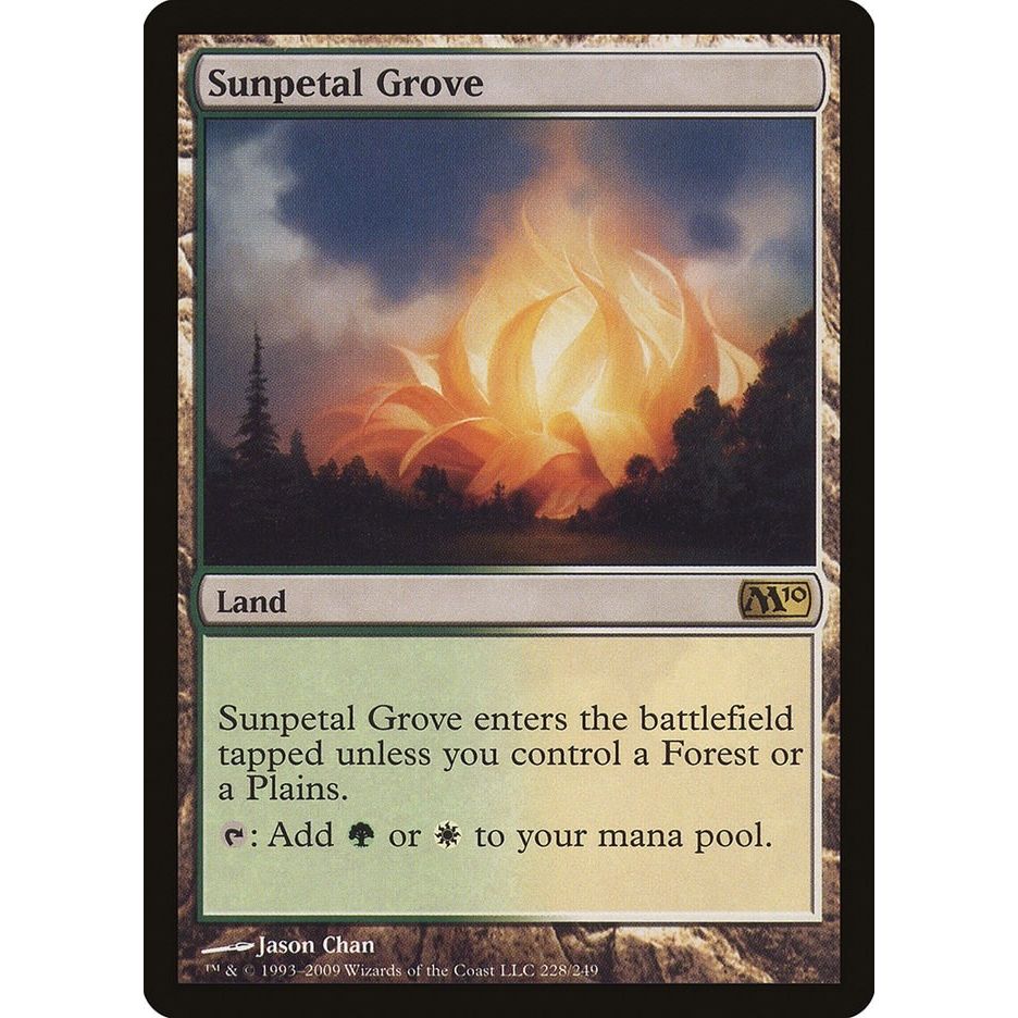 Image for Sunpetal Grove (228) (M10) - Magic: The Gathering