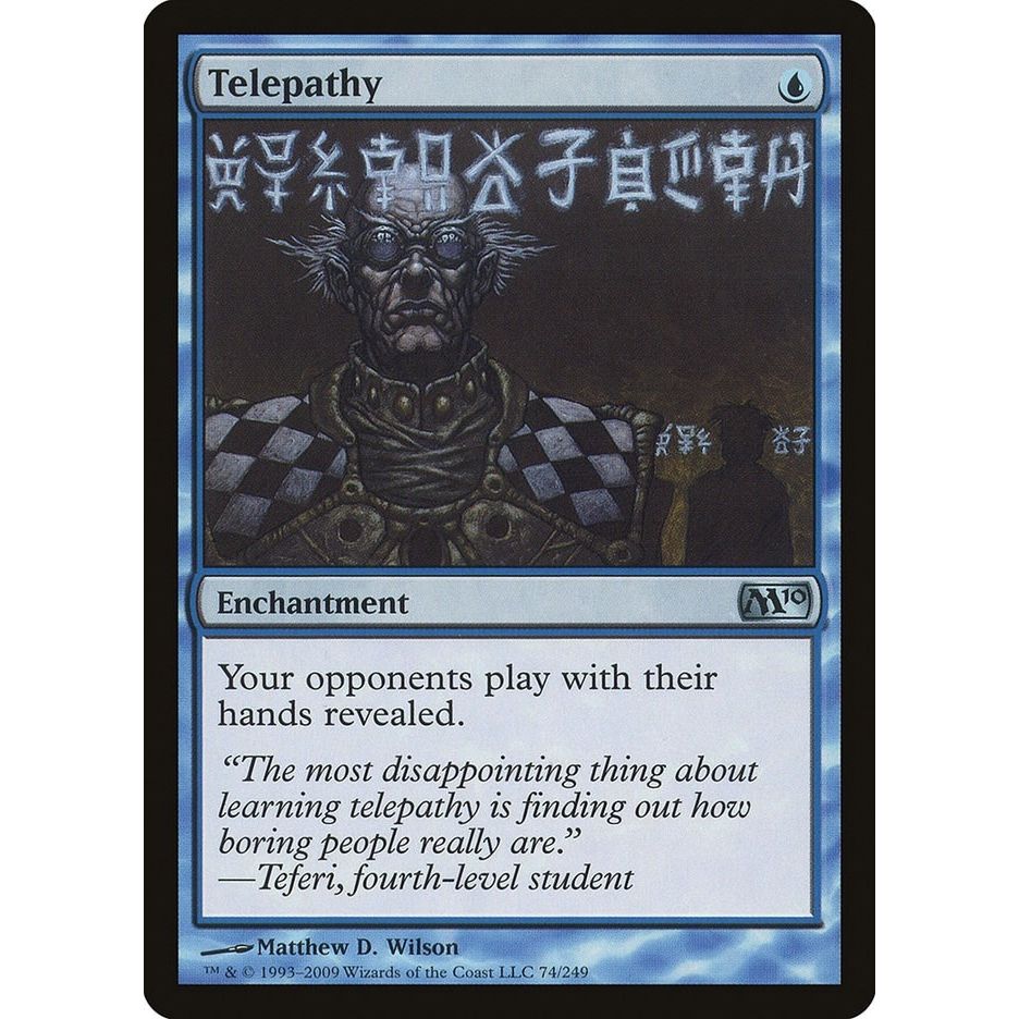 Image for Telepathy (74) (M10) - Magic: The Gathering