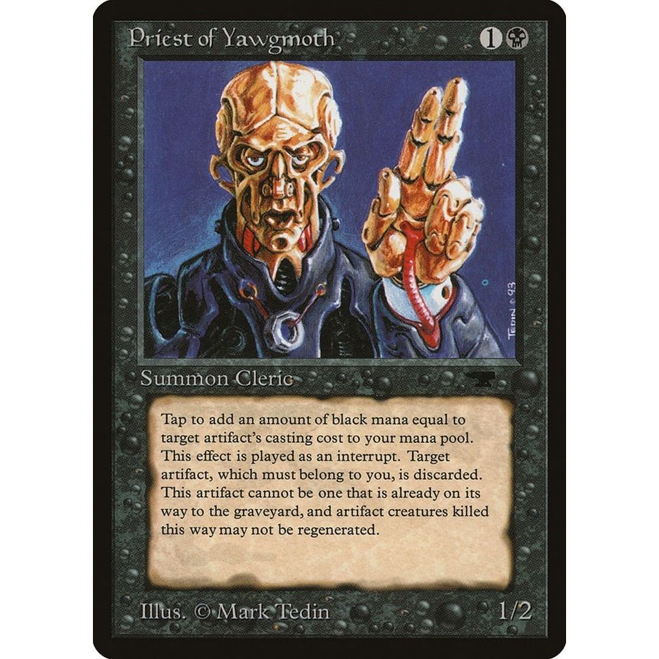 Image for Priest of Yawgmoth (ATQ) - Magic: The Gathering