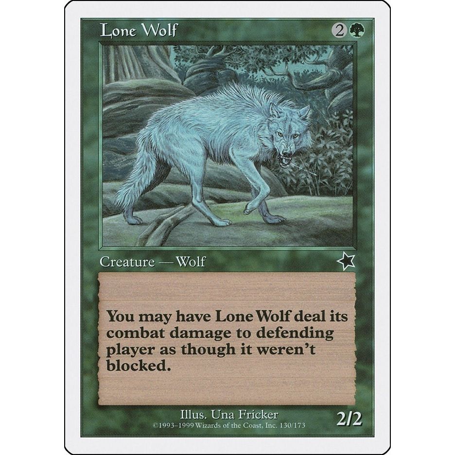 Image for Lone Wolf (130) (S99) - Magic: The Gathering