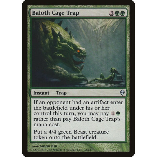 Image for Baloth Cage Trap (156) (ZEN) - Magic: The Gathering