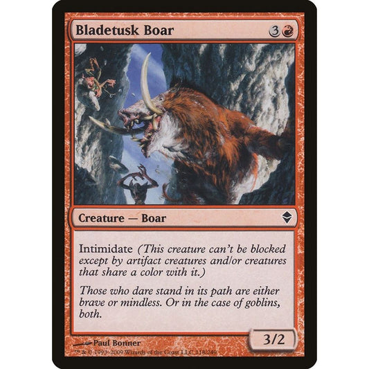 Image for Bladetusk Boar (118) (ZEN) - Magic: The Gathering