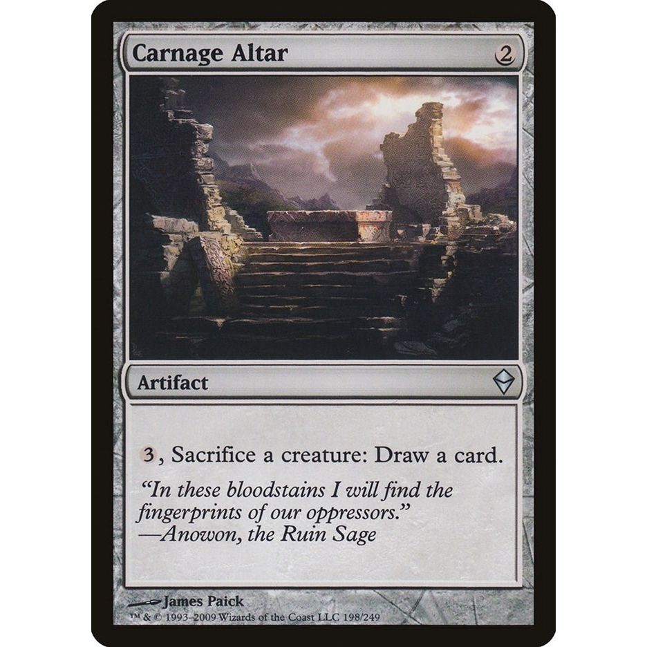 Image for Carnage Altar (198) (ZEN) - Magic: The Gathering