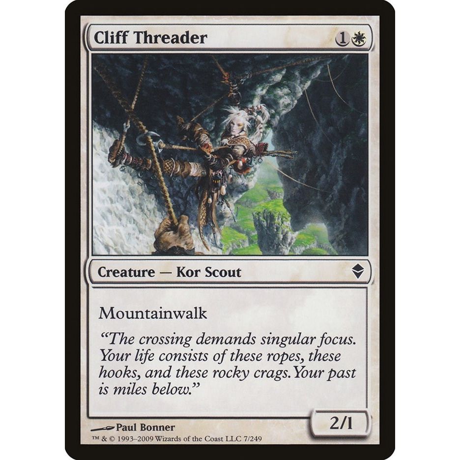 Image for Cliff Threader (7) (ZEN) - Magic: The Gathering