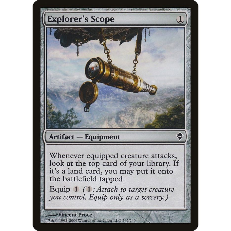 Image for Explorer's Scope (202) (ZEN) - Magic: The Gathering