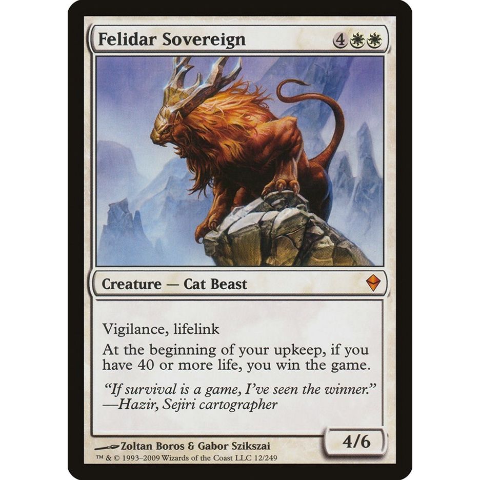 Image for Felidar Sovereign (12) (ZEN) - Magic: The Gathering