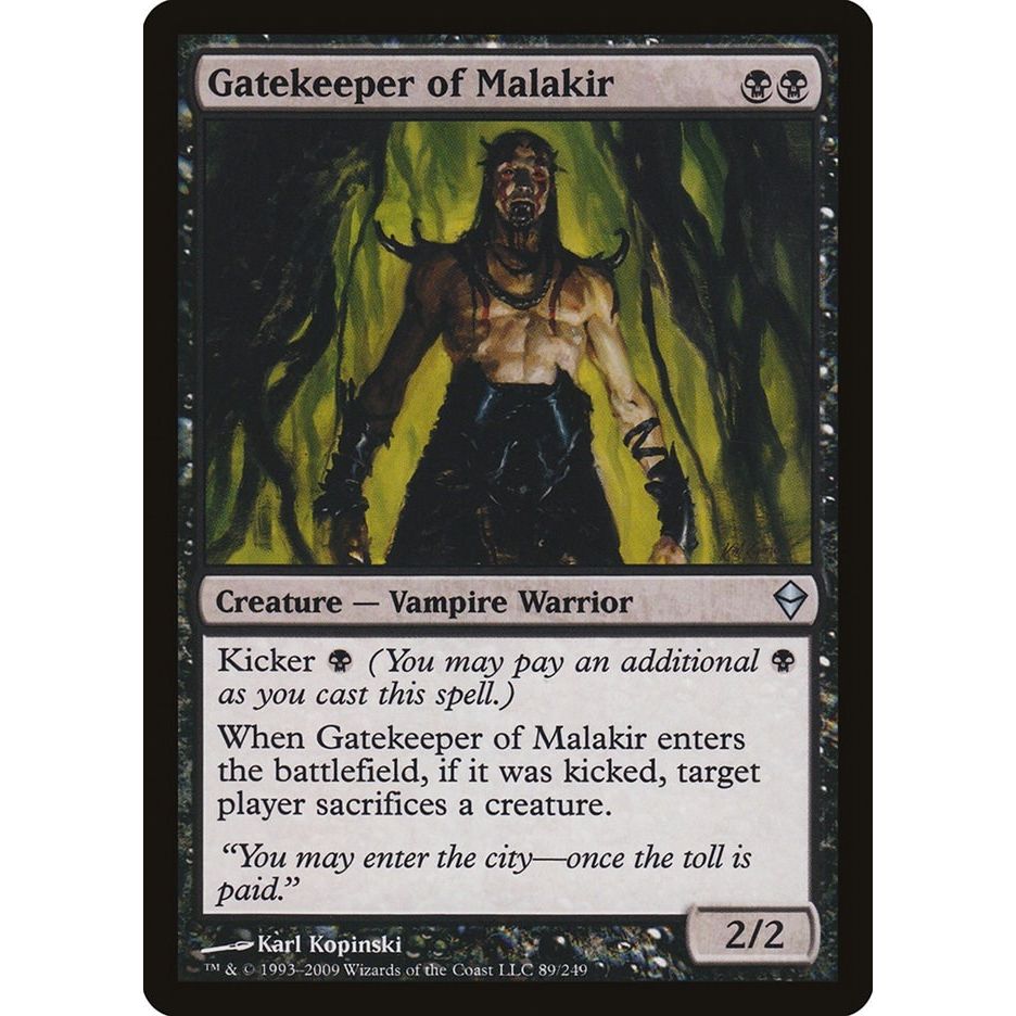 Image for Gatekeeper of Malakir (89) (ZEN) - Magic: The Gathering