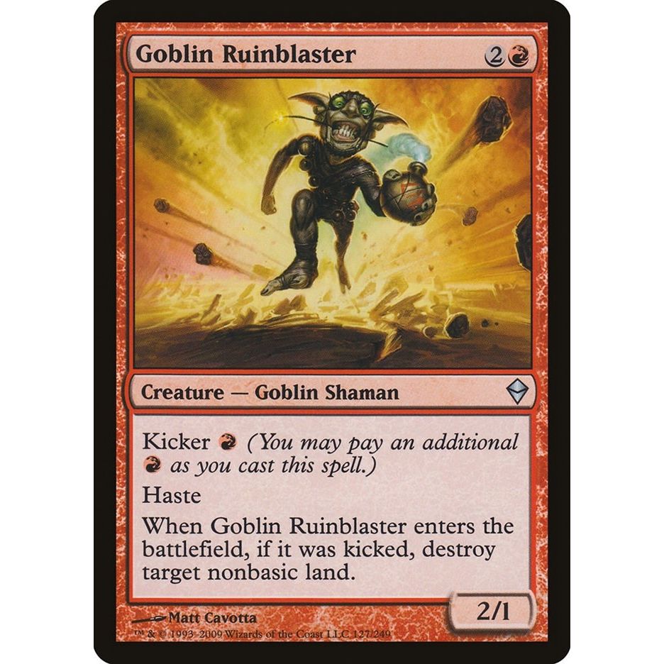 Image for Goblin Ruinblaster (127) (ZEN) - Magic: The Gathering