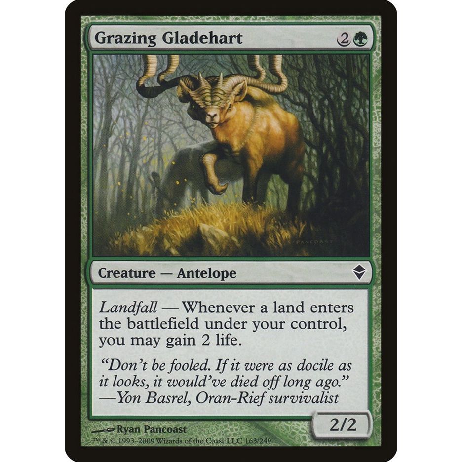 Image for Grazing Gladehart (163) (ZEN) - Magic: The Gathering