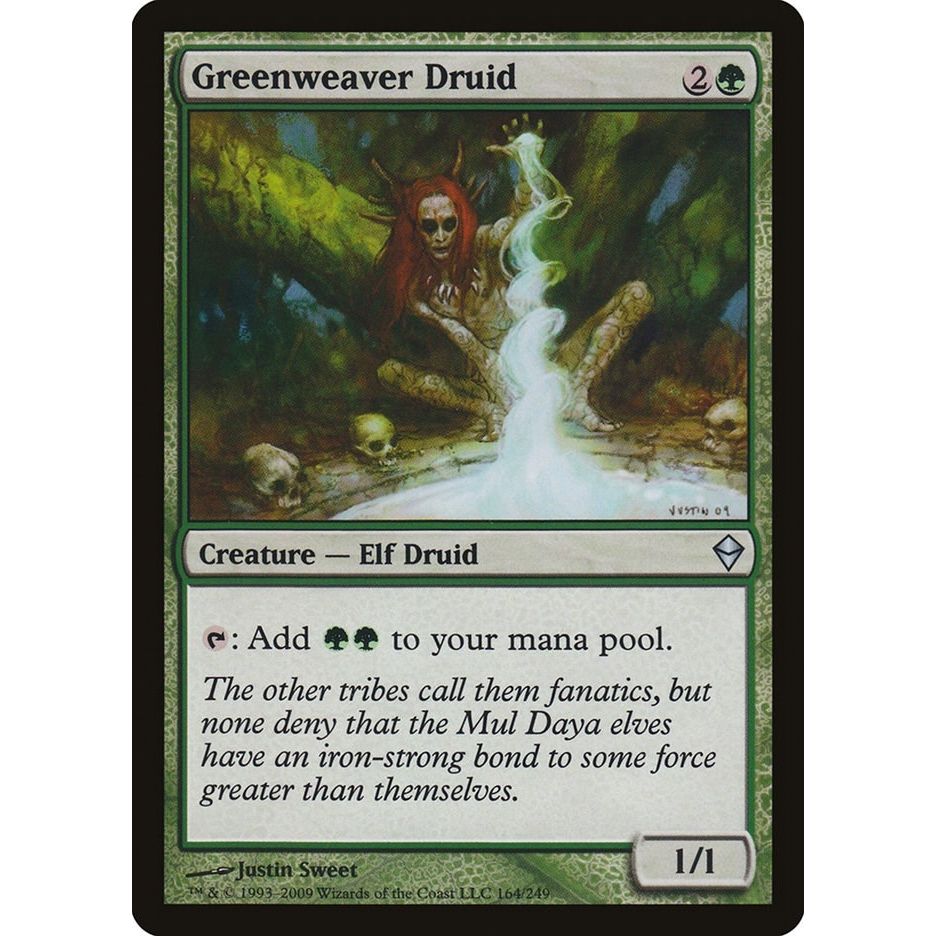 Image for Greenweaver Druid (164) (ZEN) - Magic: The Gathering