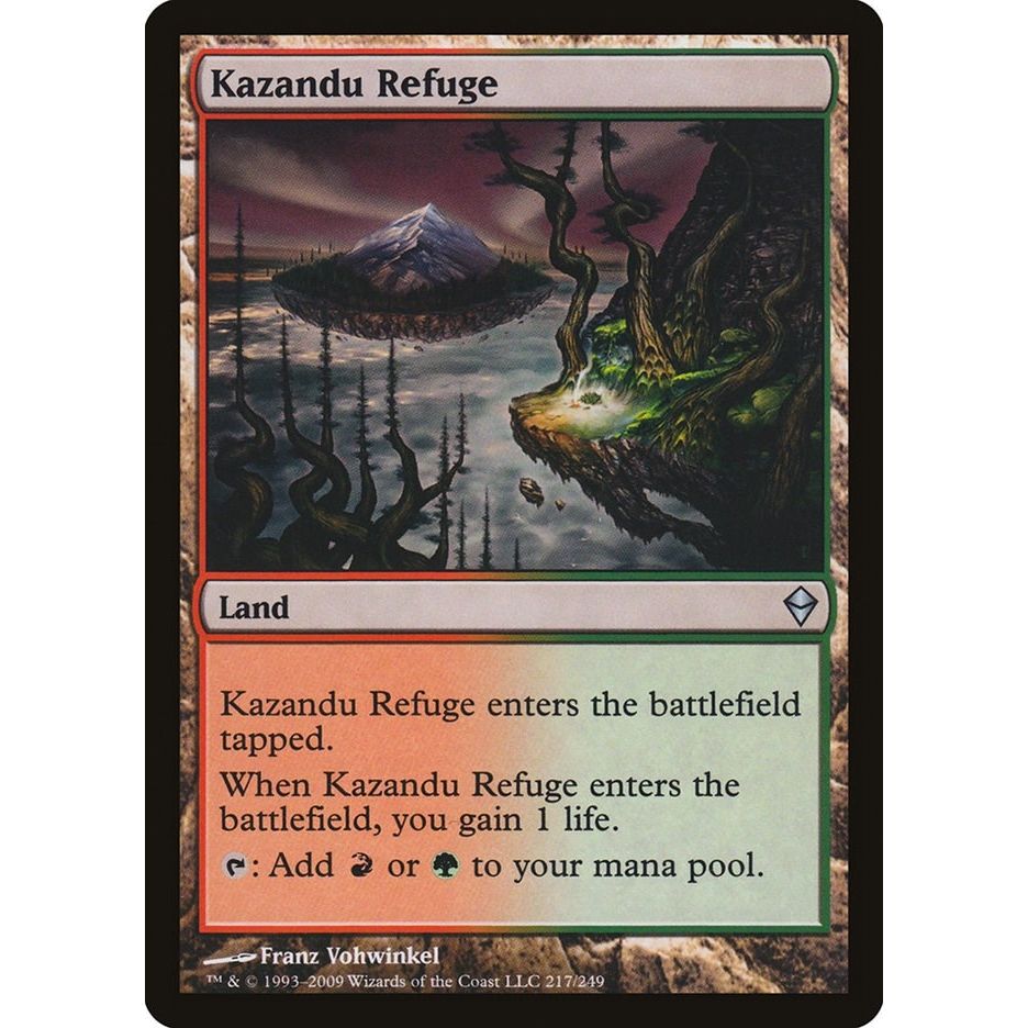 Image for Kazandu Refuge (217) (ZEN) - Magic: The Gathering